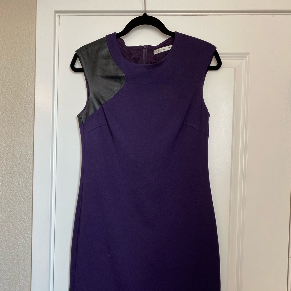 Tina Turk purple midi dress